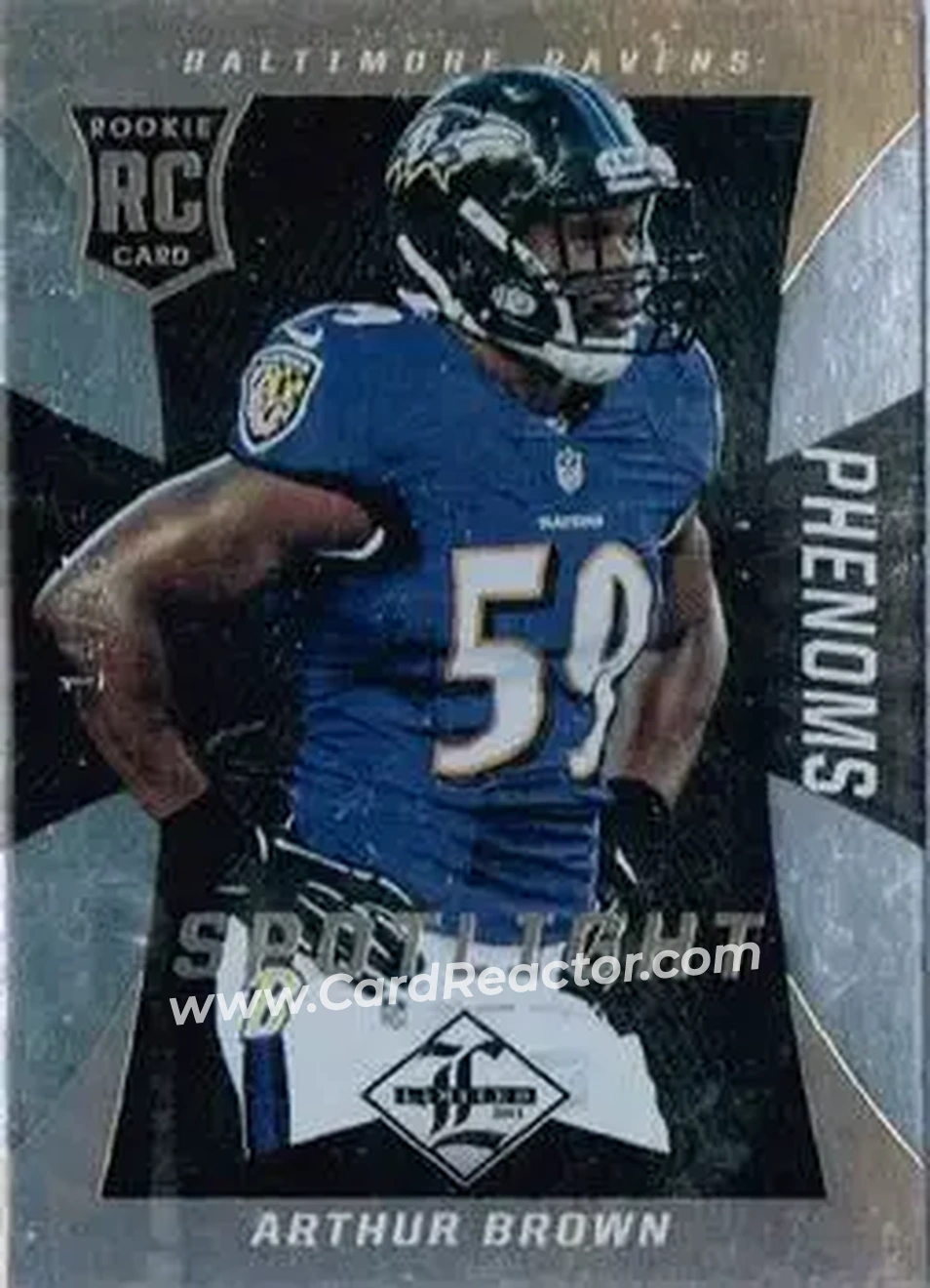 2013 Panini Limited - Gold Spotlight #156 - Arthur Brown - Baltimore Ravens