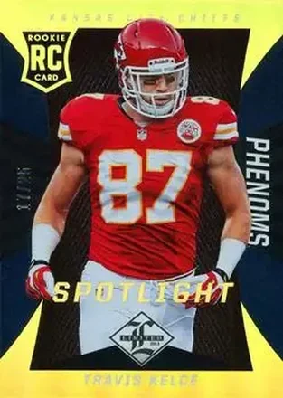 2013 Panini Limited - Gold Spotlight #197 - Travis Kelce - Kansas City Chiefs