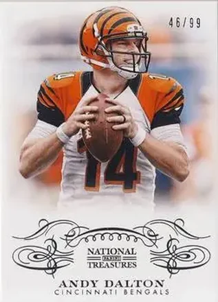 2013 Panini National Treasures #20 - Andy Dalton - Cincinnati Bengals