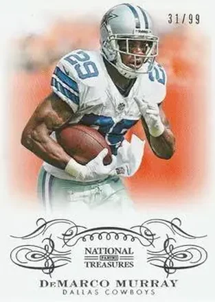 2013 Panini National Treasures #25 - DeMarco Murray - Dallas Cowboys