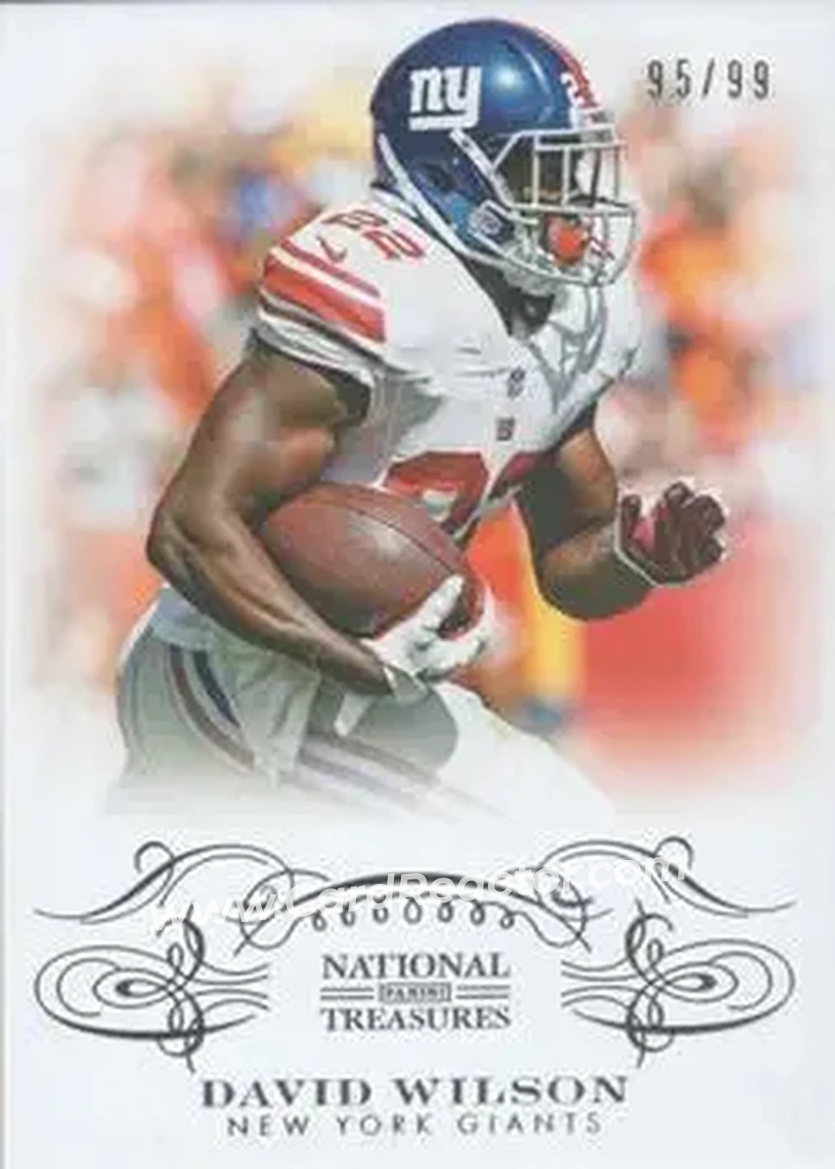 2013 Panini National Treasures #66 - David Wilson - New York Giants