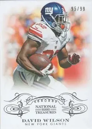 2013 Panini National Treasures #66 - David Wilson - New York Giants