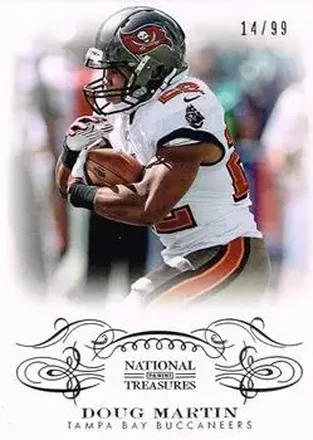 2013 Panini National Treasures #93 - Doug Martin - Tampa Bay Buccaneers