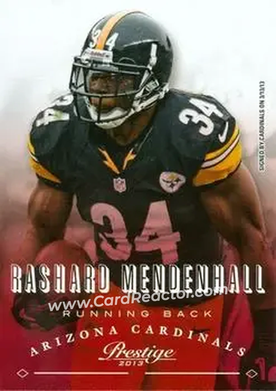 2013 Panini Prestige #5 - Rashard Mendenhall - Arizona Cardinals