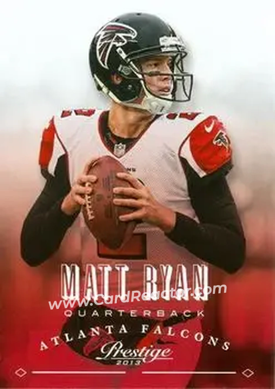 2013 Panini Prestige #7 - Matt Ryan - Atlanta Falcons - Front 2013 Panini Prestige #7 - Matt Ryan - Atlanta Falcons - Front
