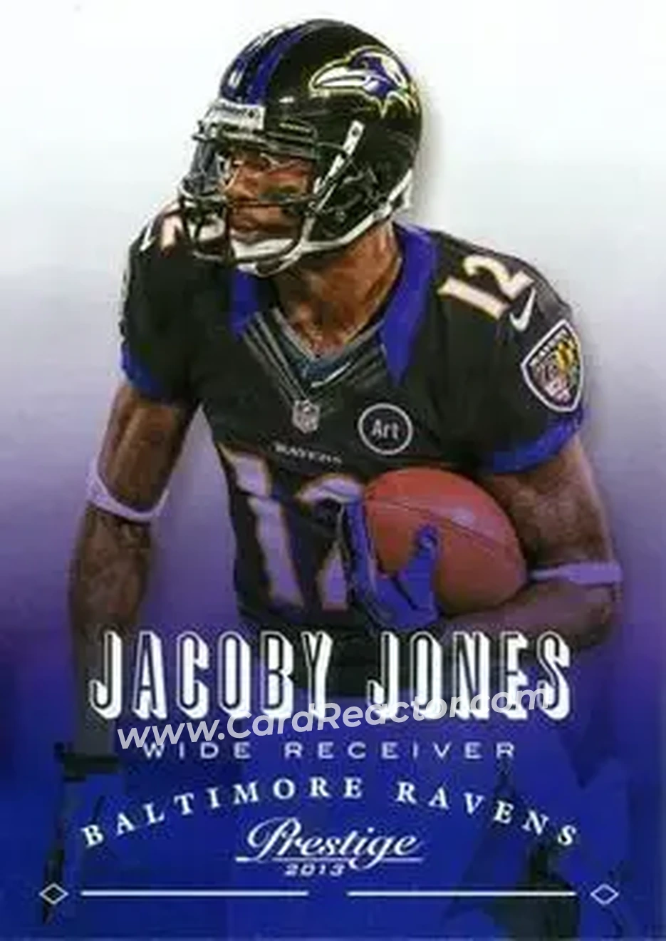 2013 Panini Prestige #18 - Jacoby Jones - Baltimore Ravens - Front
