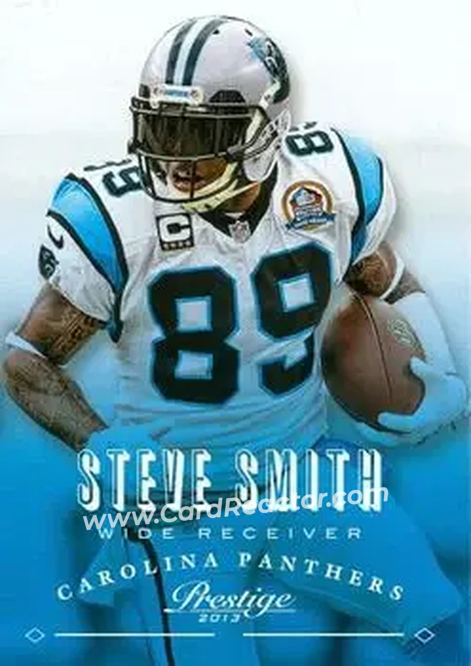2013 Panini Prestige #27 - Steve Smith Sr. - Carolina Panthers - Front