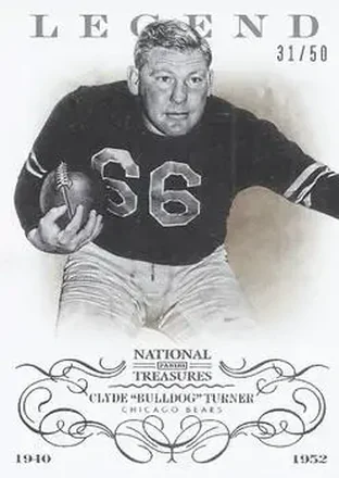 2013 Panini National Treasures #101 - Clyde Turner - Chicago Bears