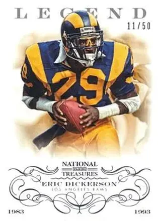 2013 Panini National Treasures #120 - Eric Dickerson - Los Angeles Rams