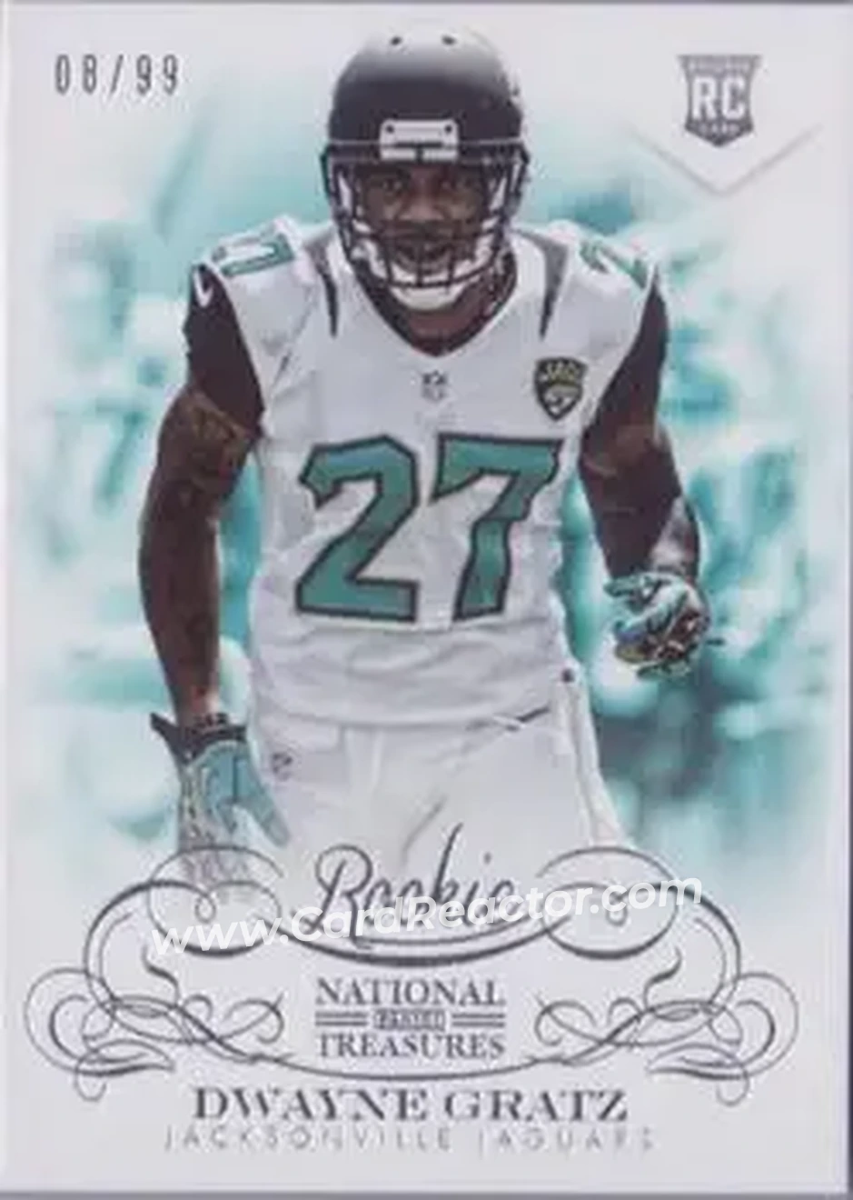 2013 Panini National Treasures #161 - Dwayne Gratz - Jacksonville Jaguars - Front 2013 Panini National Treasures #161 - Dwayne Gratz - Jacksonville Jaguars - Front