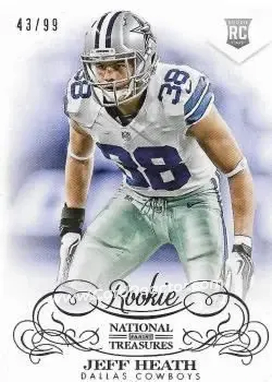 2013 Panini National Treasures #165 - Jeff Heath - Dallas Cowboys - Front