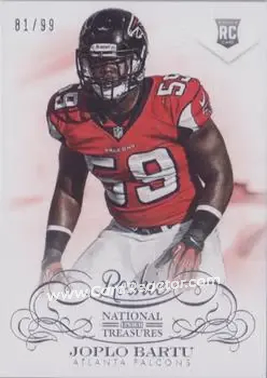 2013 Panini National Treasures #171 - Joplo Bartu - Atlanta Falcons