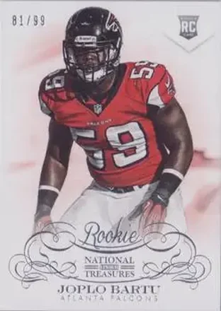 2013 Panini National Treasures #171 - Joplo Bartu - Atlanta Falcons