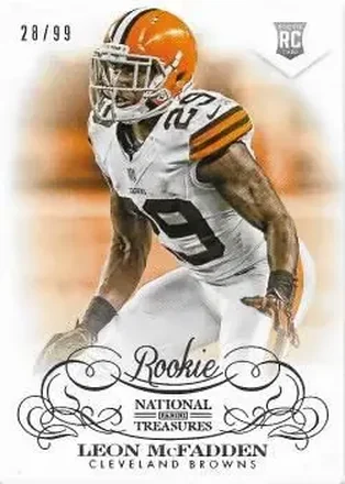 2013 Panini National Treasures #178 - Leon McFadden - Cleveland Browns