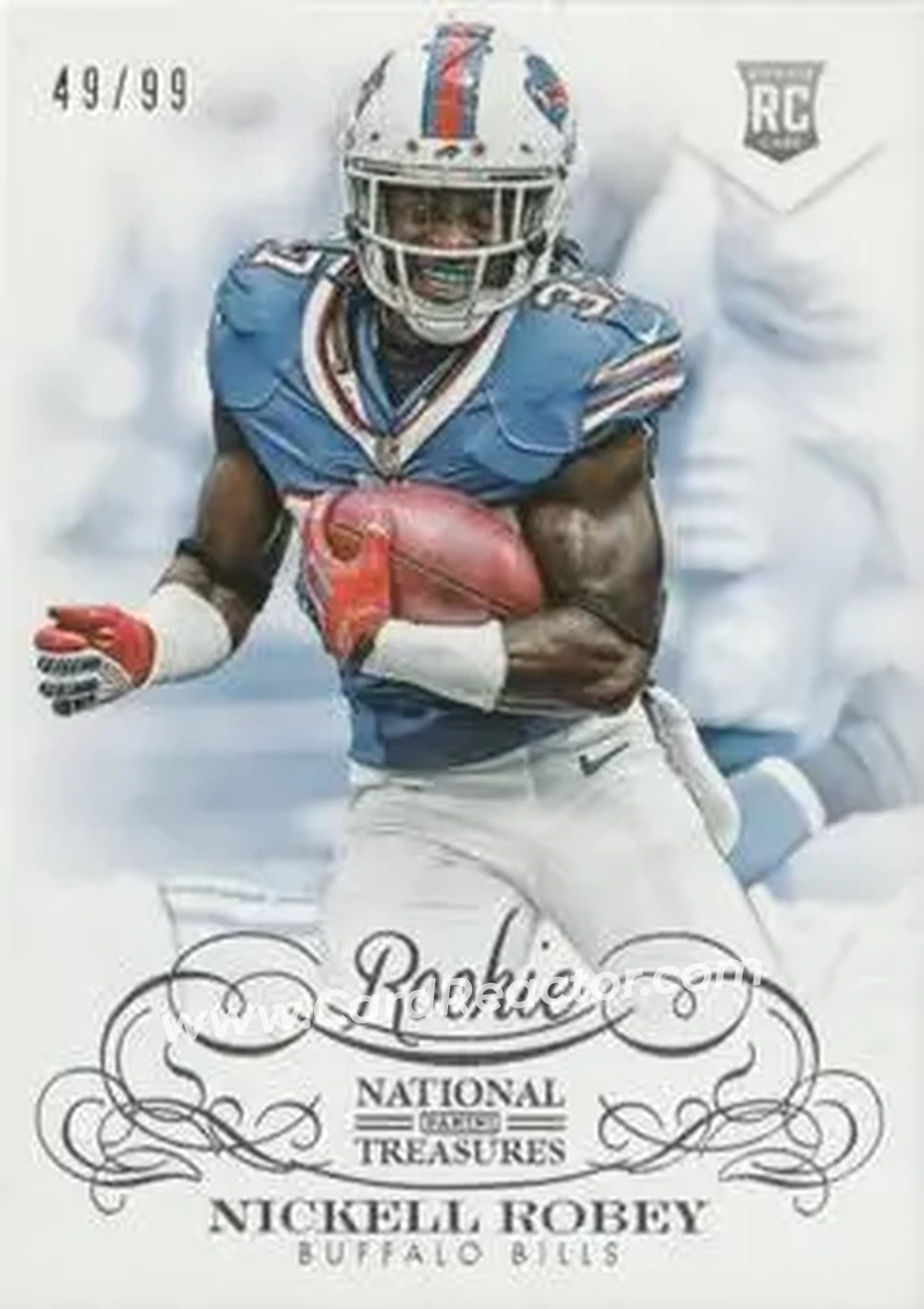 2013 Panini National Treasures #187 - Nickell Robey - Buffalo Bills