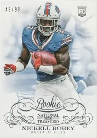 2013 Panini National Treasures #187 - Nickell Robey - Buffalo Bills