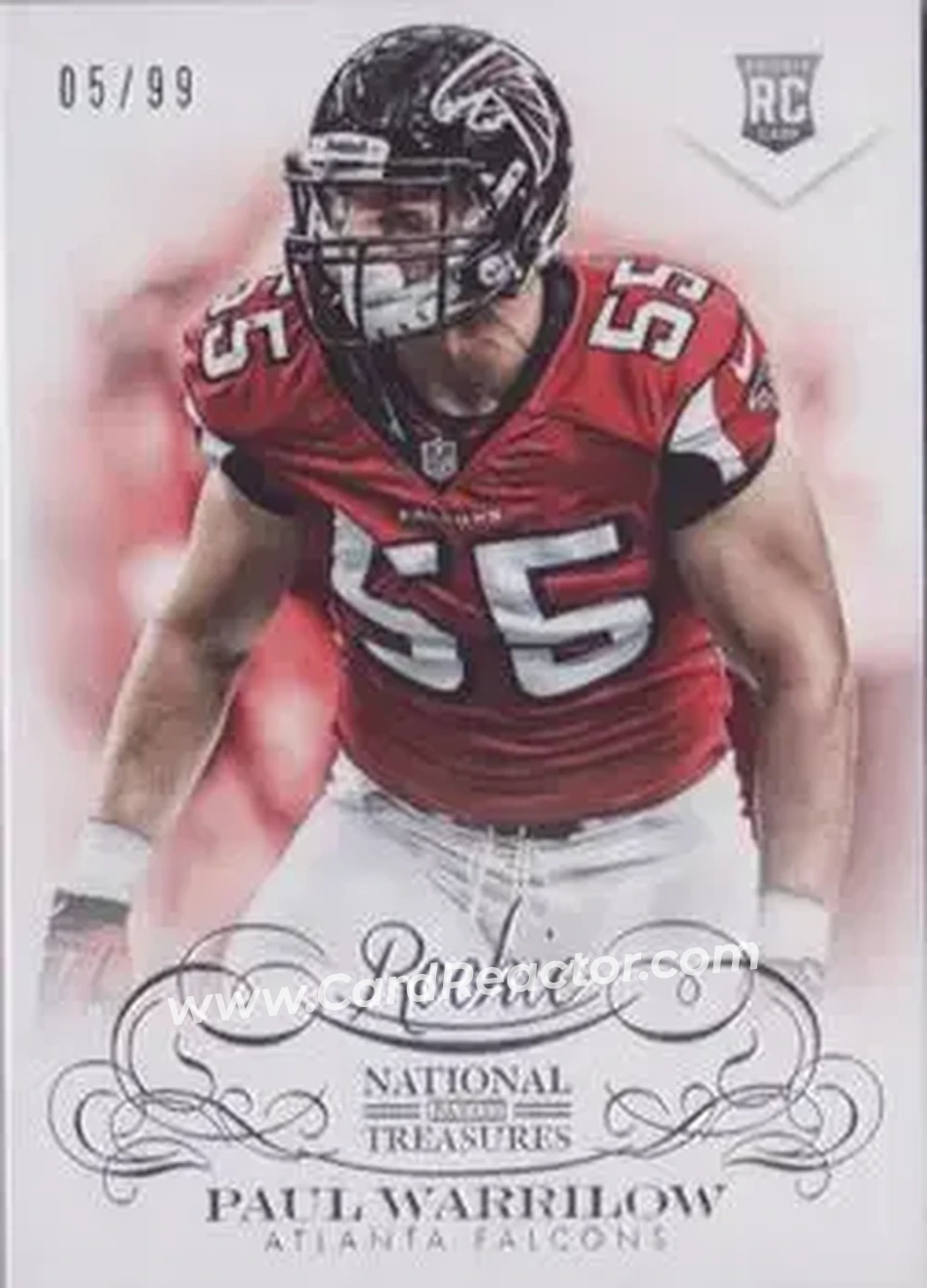 2013 Panini National Treasures #188 - Paul Worrilow - Atlanta Falcons - Front 2013 Panini National Treasures #188 - Paul Worrilow - Atlanta Falcons - Front