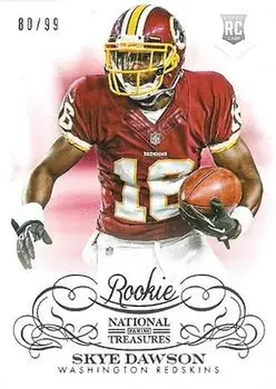 2013 Panini National Treasures #192 - Skye Dawson - Washington Redskins