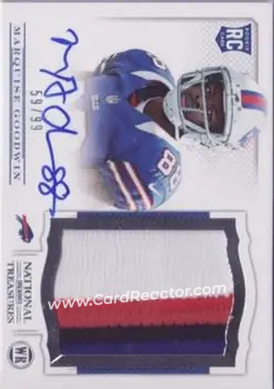 2013 Panini National Treasures #225 - Marquise Goodwin - Buffalo Bills - Front
