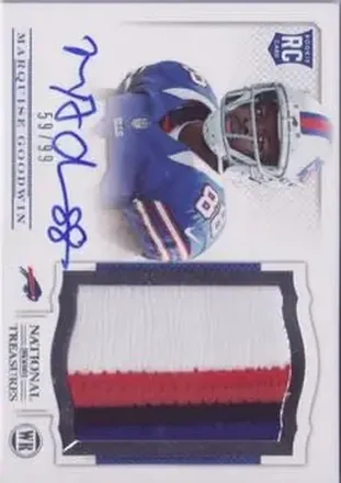 2013 Panini National Treasures #225 - Marquise Goodwin - Buffalo Bills