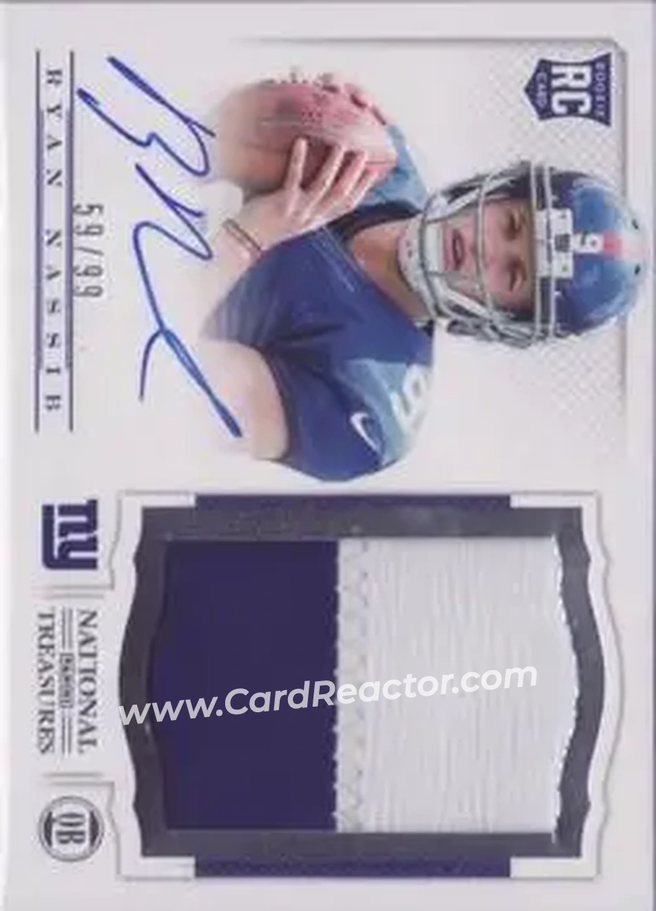 2013 Panini National Treasures #232 - Ryan Nassib - New York Giants - Front