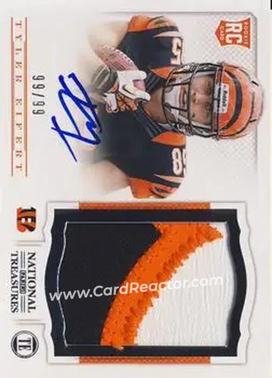 2013 Panini National Treasures #237 - Tyler Eifert - Cincinnati Bengals - Front