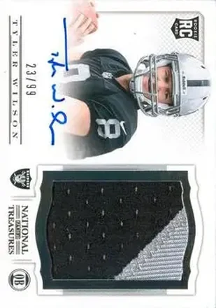 2013 Panini National Treasures #238 - Tyler Wilson - Oakland Raiders