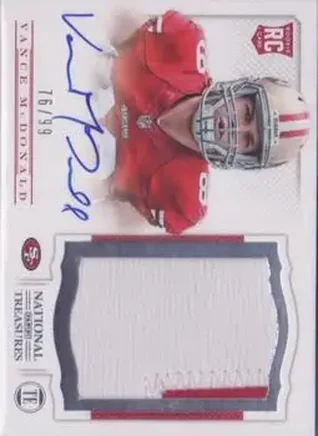 2013 Panini National Treasures #239 - Vance McDonald - San Francisco 49ers