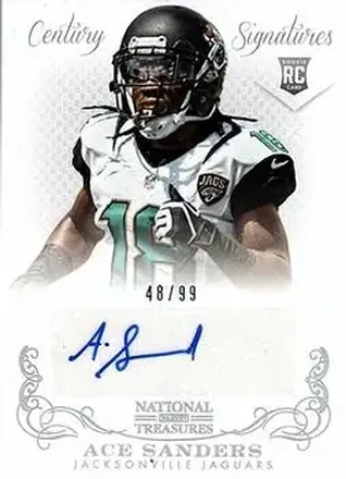 2013 Panini National Treasures #242 - Ace Sanders - Jacksonville Jaguars