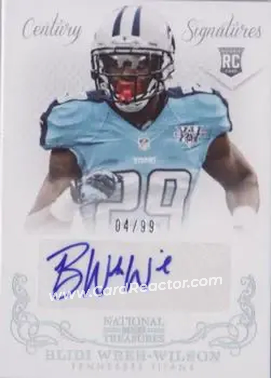 2013 Panini National Treasures #253 - Blidi Wreh-Wilson - Tennessee Titans - Front 2013 Panini National Treasures #253 - Blidi Wreh-Wilson - Tennessee Titans - Front