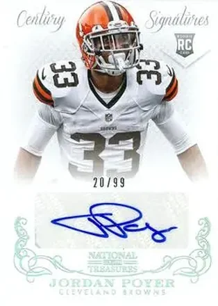 2013 Panini National Treasures #291 - Jordan Poyer - Cleveland Browns