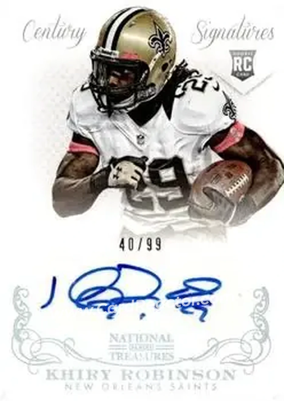 2013 Panini National Treasures #299 - Khiry Robinson - New Orleans Saints