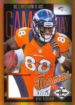 2013 Panini Limited feature card