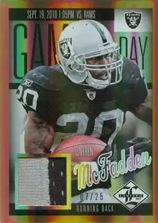 2013 Panini Limited - Game Day Materials Prime #19 - Darren McFadden - Oakland Raiders