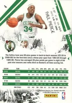 Back of Paul Pierce