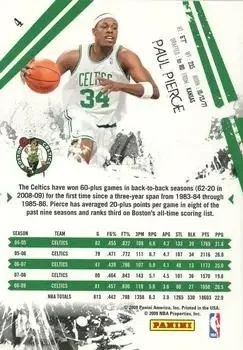 Back of Paul Pierce