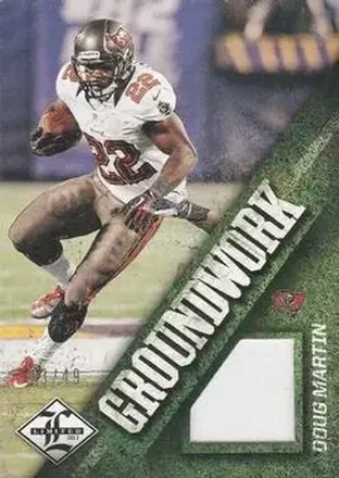 2013 Panini Limited - Groundwork Materials Prime #8 - Doug Martin - Tampa Bay Buccaneers