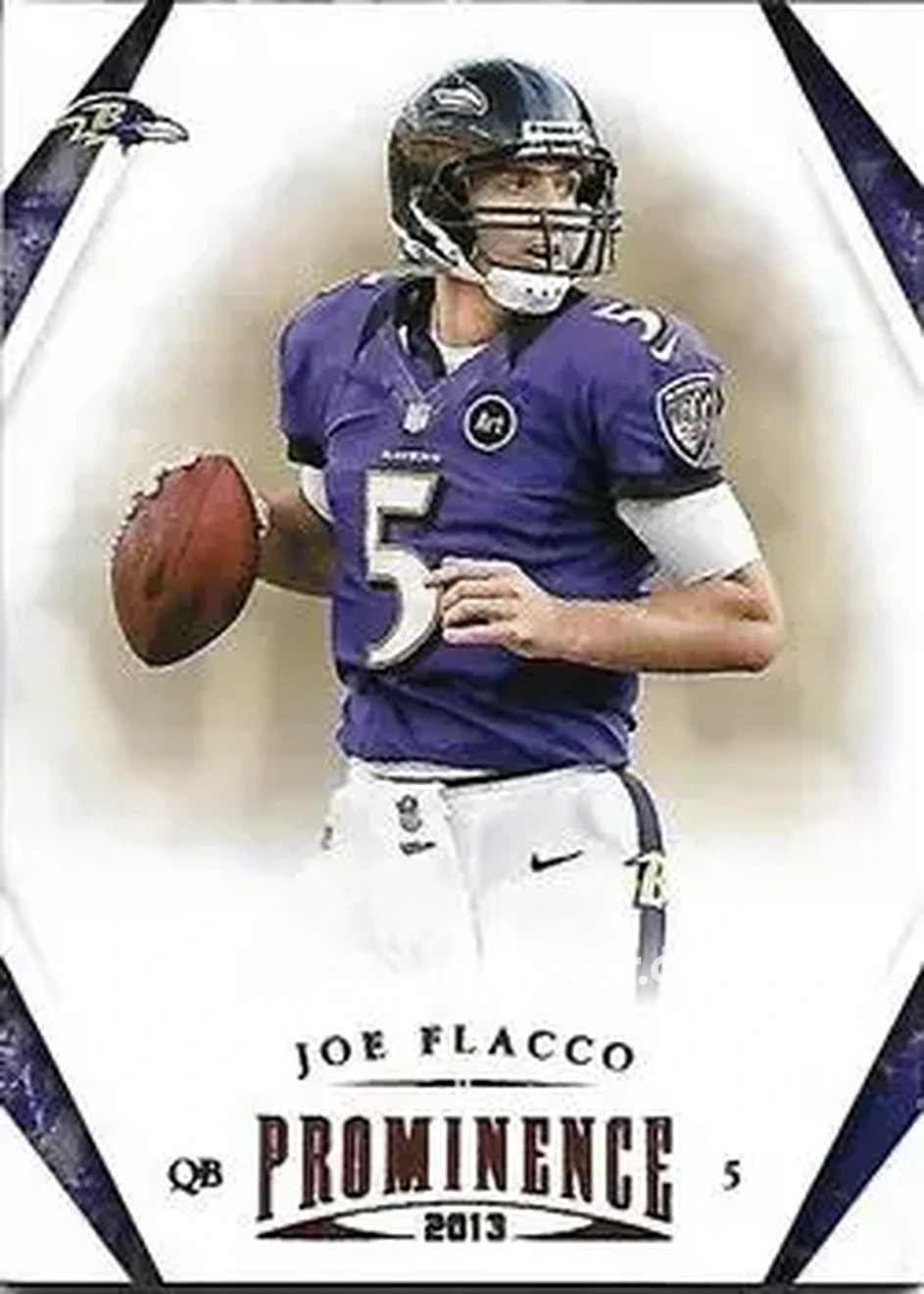 2013 Panini Prominence #8 - Joe Flacco - Baltimore Ravens - Front 2013 Panini Prominence #8 - Joe Flacco - Baltimore Ravens - Front