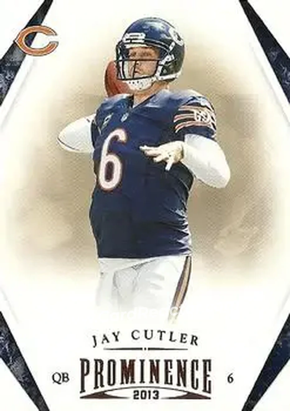 2013 Panini Prominence #17 - Jay Cutler - Chicago Bears - Front