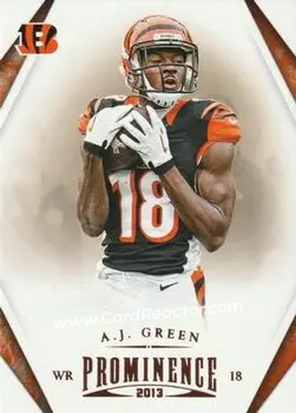 2013 Panini Prominence #21 - A.J. Green - Cincinnati Bengals - Front