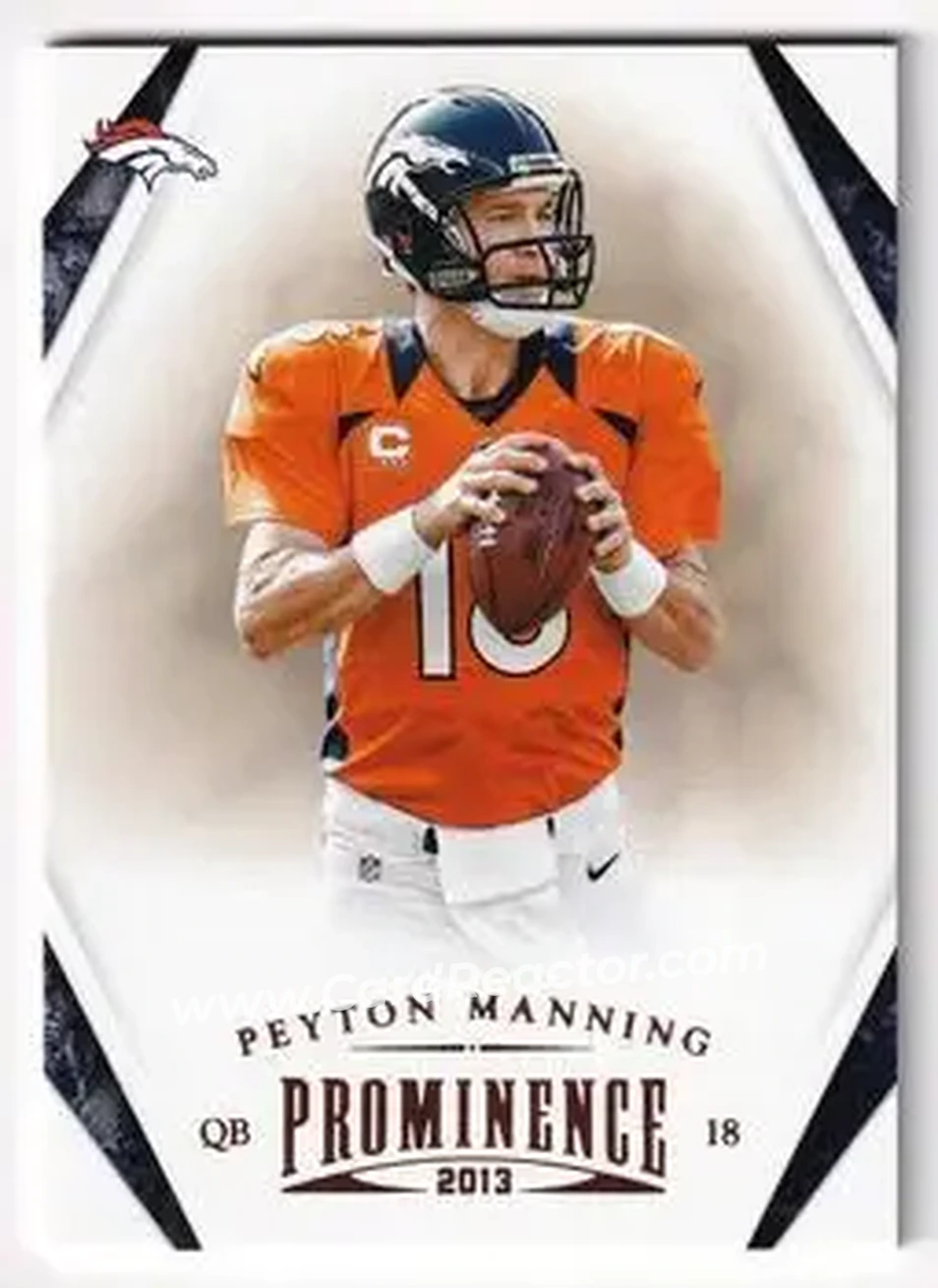 2013 Panini Prominence #30 - Peyton Manning - Denver Broncos - Front