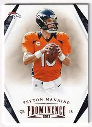 2013 Panini Prominence #30 - Peyton Manning - Denver Broncos