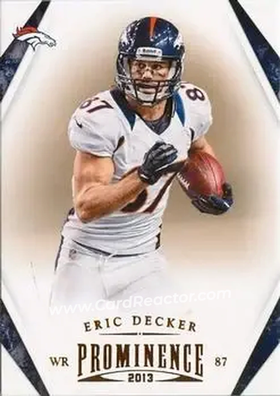 2013 Panini Prominence #33 - Eric Decker - Denver Broncos - Front