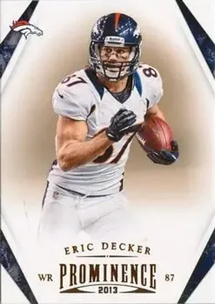 2013 Panini Prominence #33 - Eric Decker - Denver Broncos
