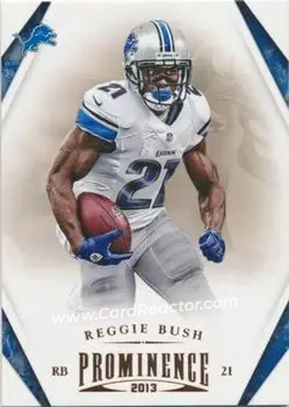 2013 Panini Prominence #36 - Reggie Bush - Detroit Lions - Front
