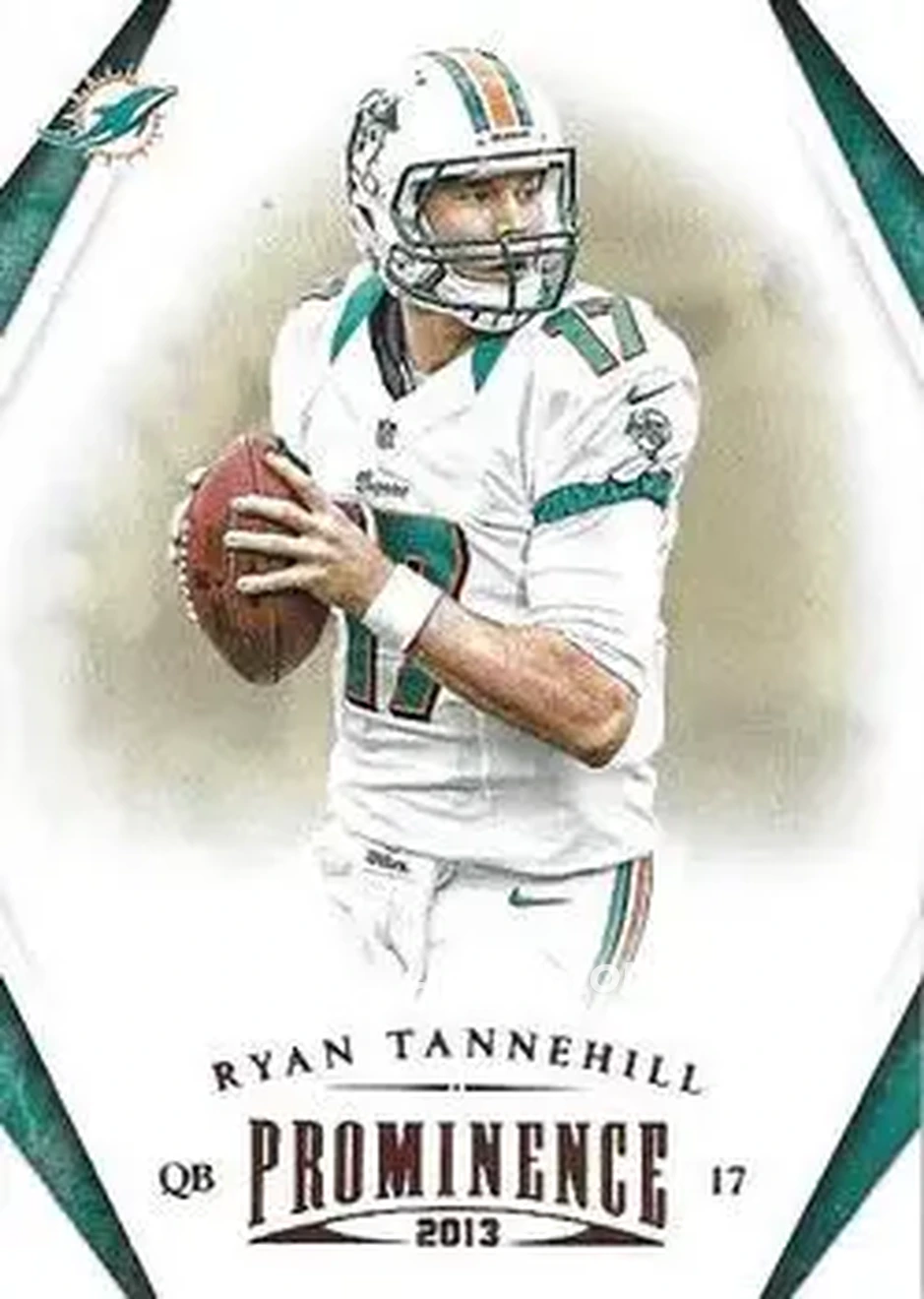 2013 Panini Prominence #52 - Ryan Tannehill - Miami Dolphins - Front