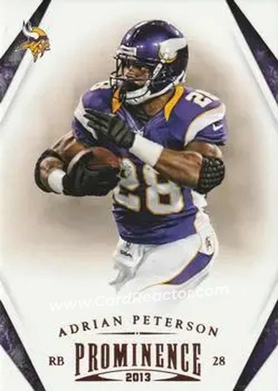 2013 Panini Prominence #57 - Adrian Peterson - Minnesota Vikings - Front
