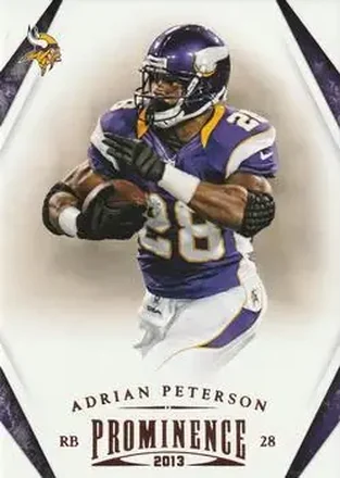 2013 Panini Prominence #57 - Adrian Peterson - Minnesota Vikings