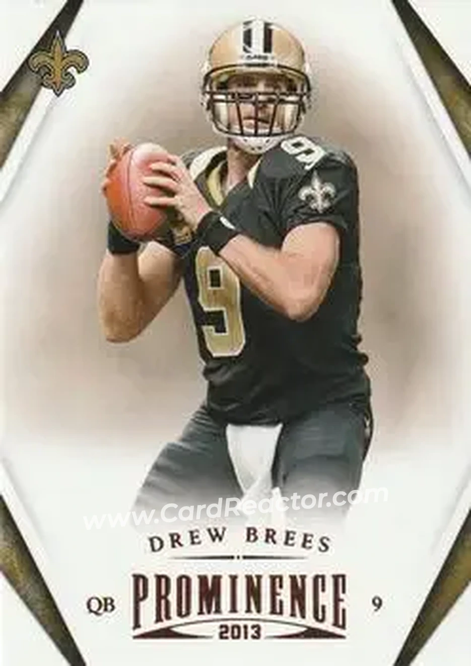 2013 Panini Prominence #61 - Drew Brees - New Orleans Saints - Front 2013 Panini Prominence #61 - Drew Brees - New Orleans Saints - Front