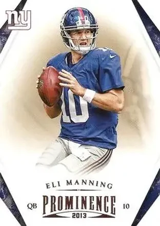 2013 Panini Prominence #64 - Eli Manning - New York Giants